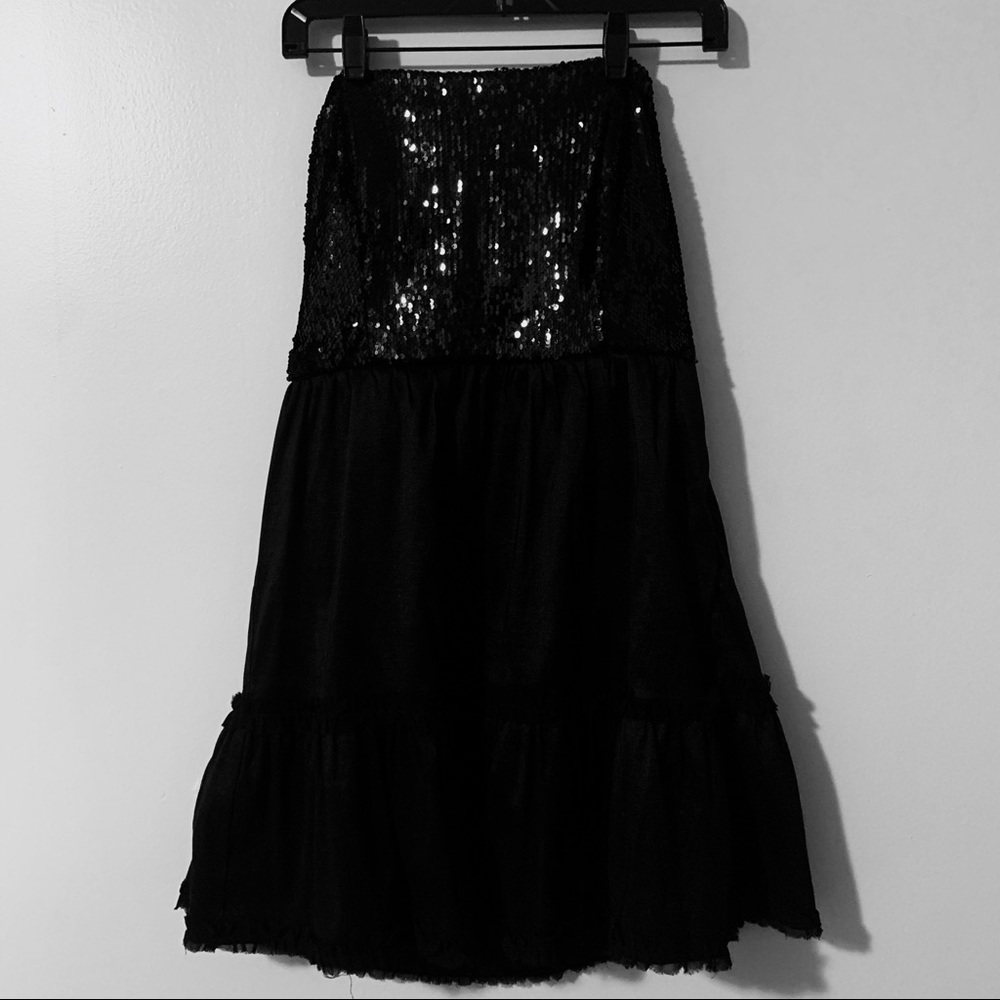 Free People Taffeta Tube Mini Dress